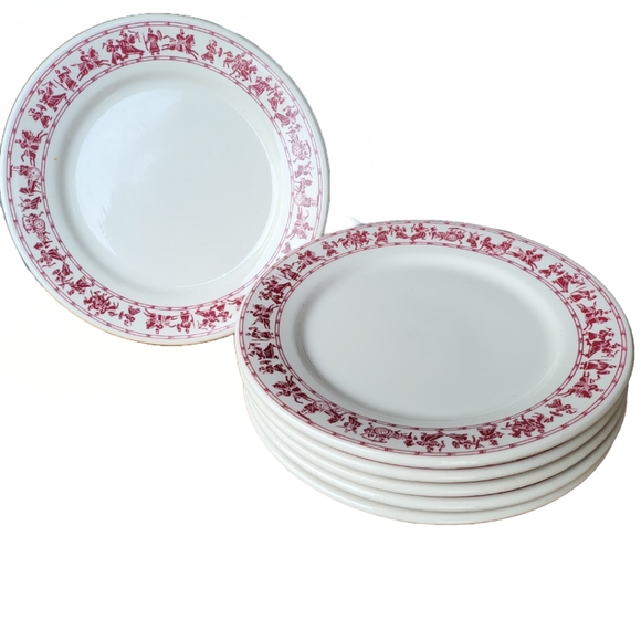 Rare VTG Buffalo China Plates (6 available) 15$each - Picture 2 of 3